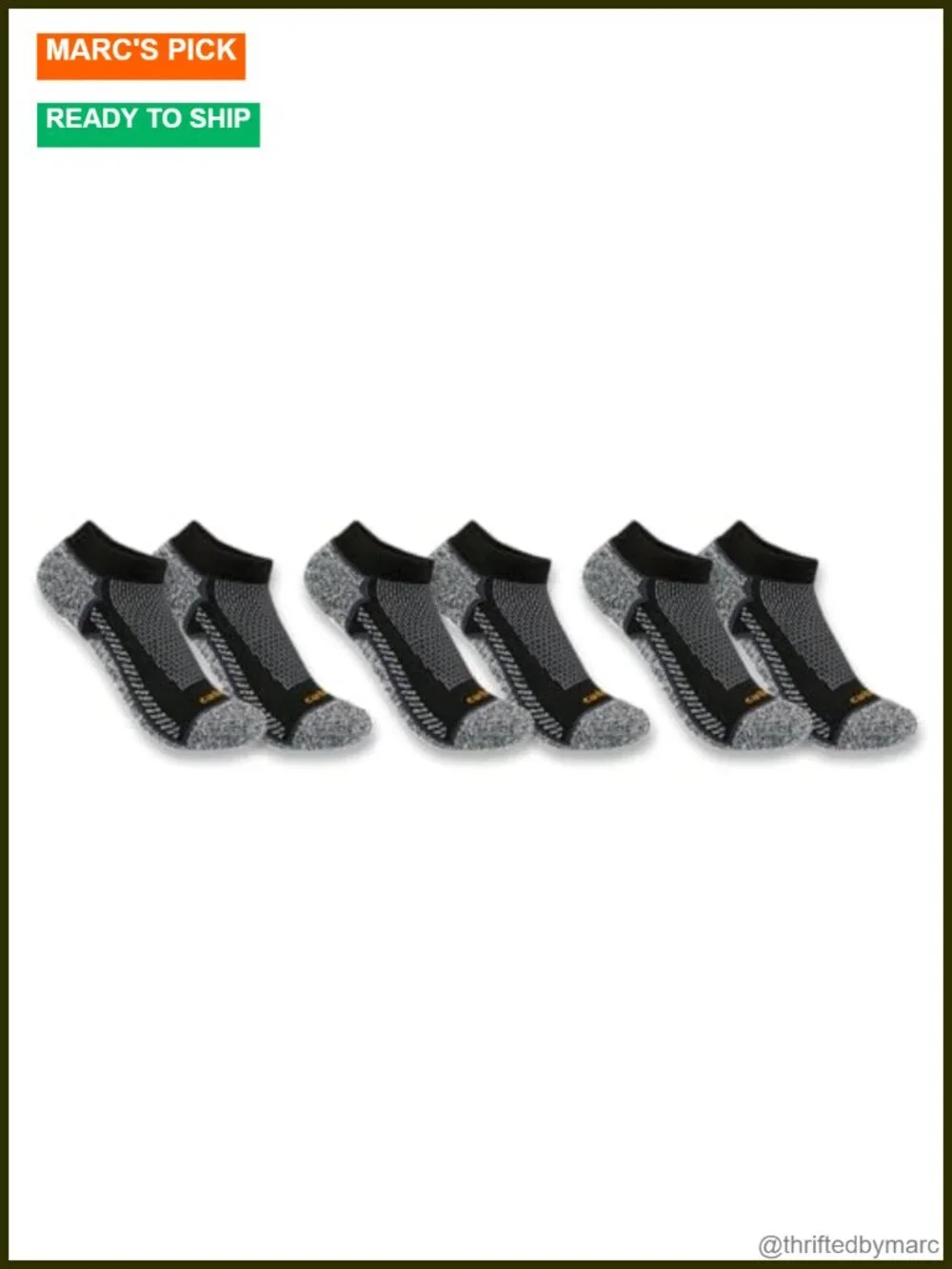 Men's Force Midweight Low Cut Sock 3 Pack